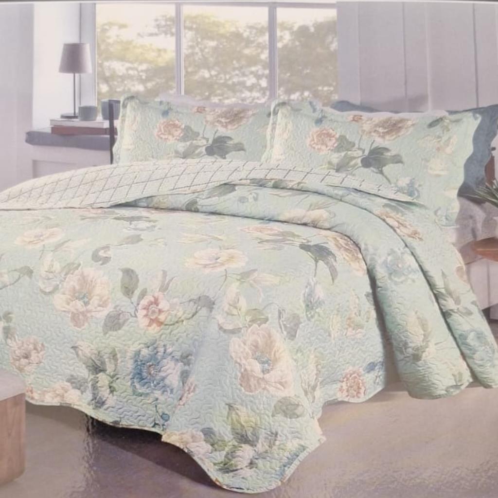 Kit Cobre Leito Queen Dupla Face 2,40x2,60 Jaborandi Dyuri