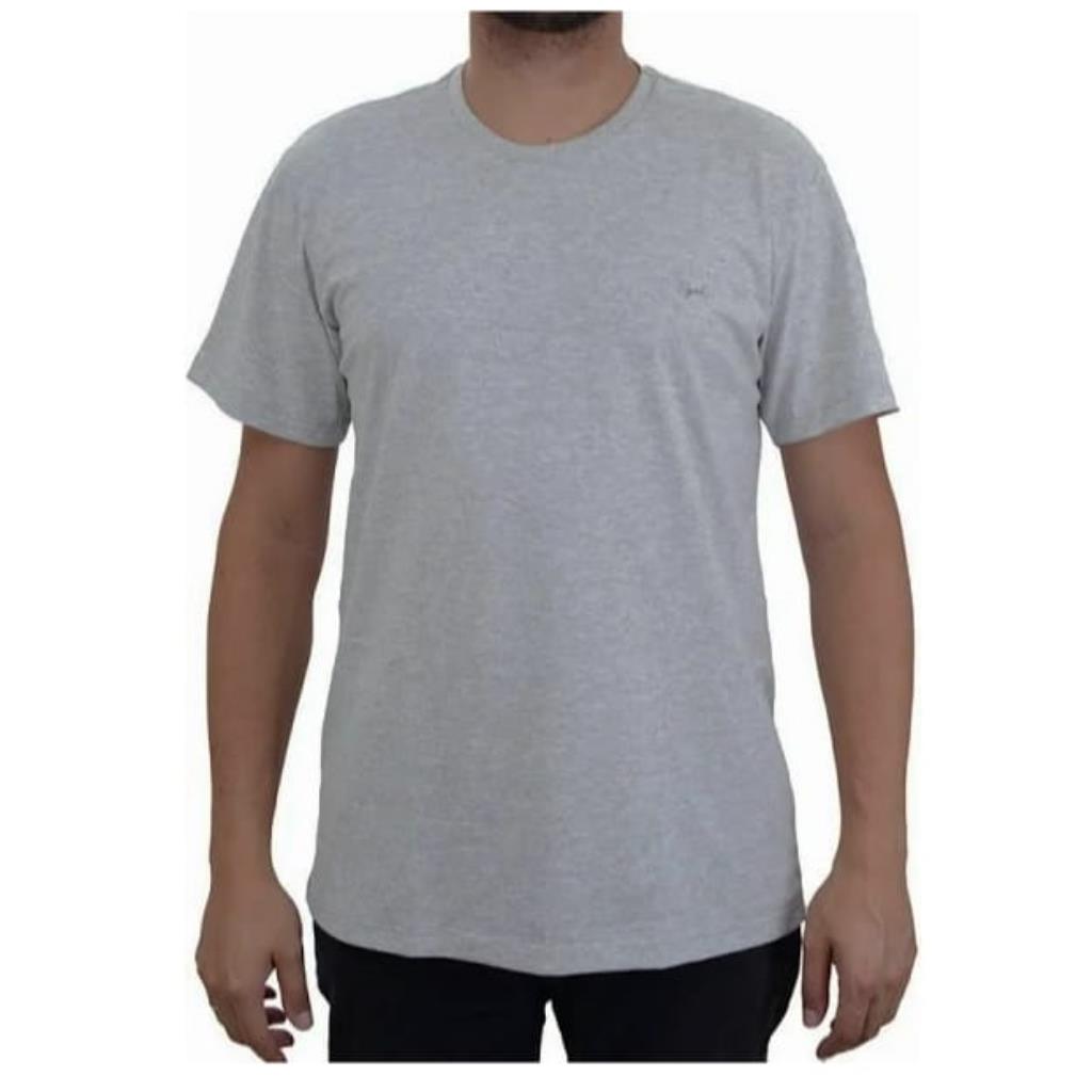Camiseta Masc Basica Cinza Tam P Ogochi