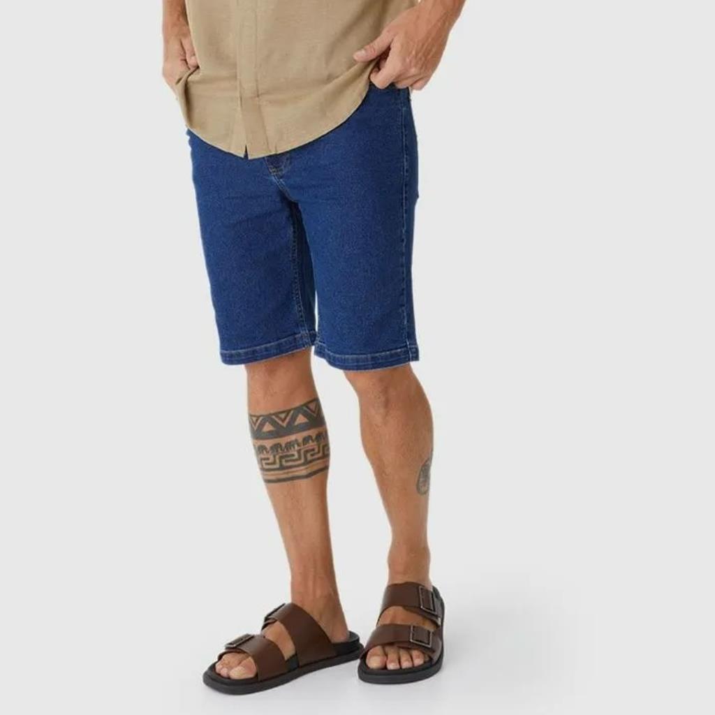 Bermuda Masc SlimJeans C/ Elastano Tam 42 Malwee