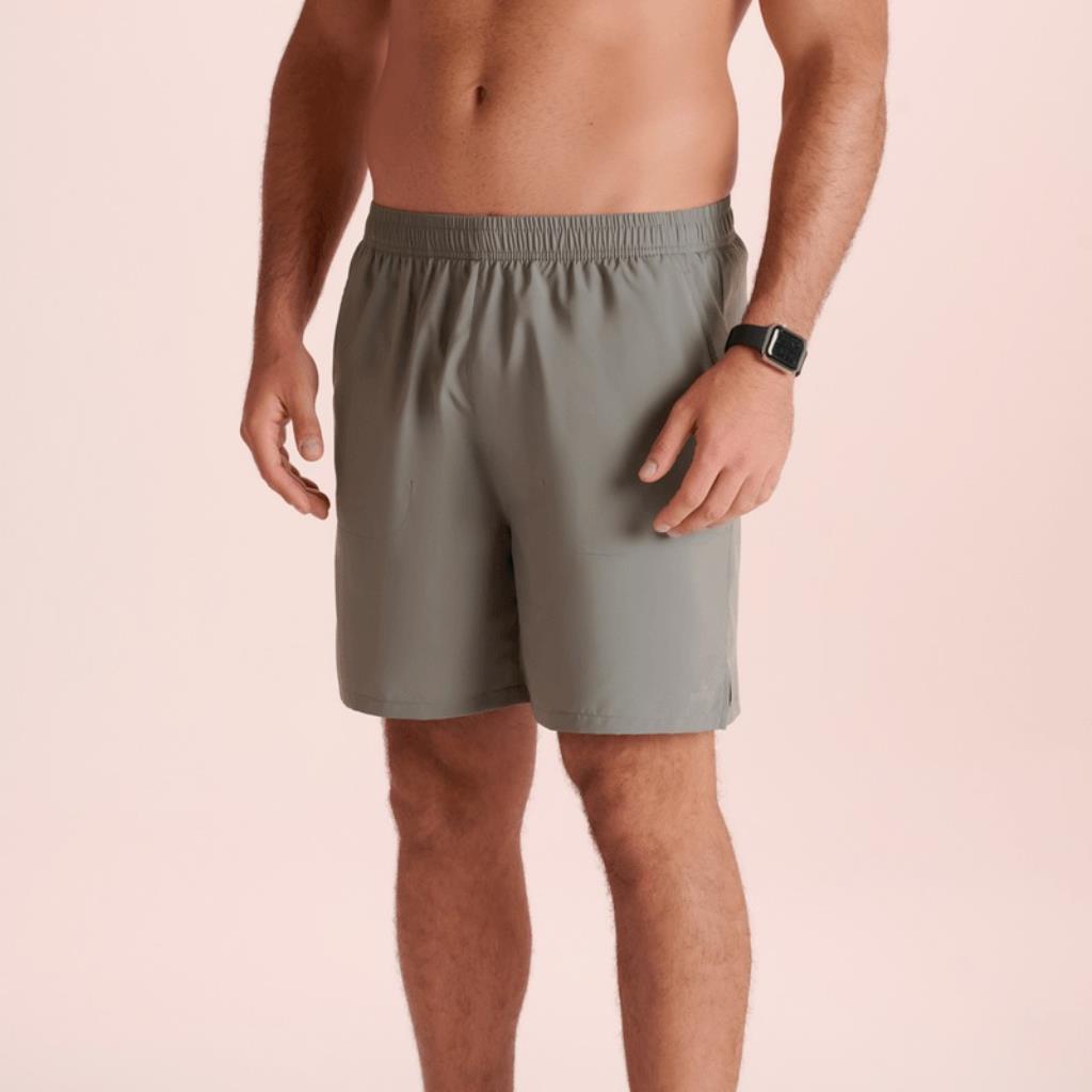 Shorts Run Duplo Masculino Cinza Tam G Lupo