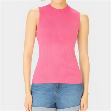 Regata Fem Justa Gola Alta Viscose Canelada Tam G Malwee