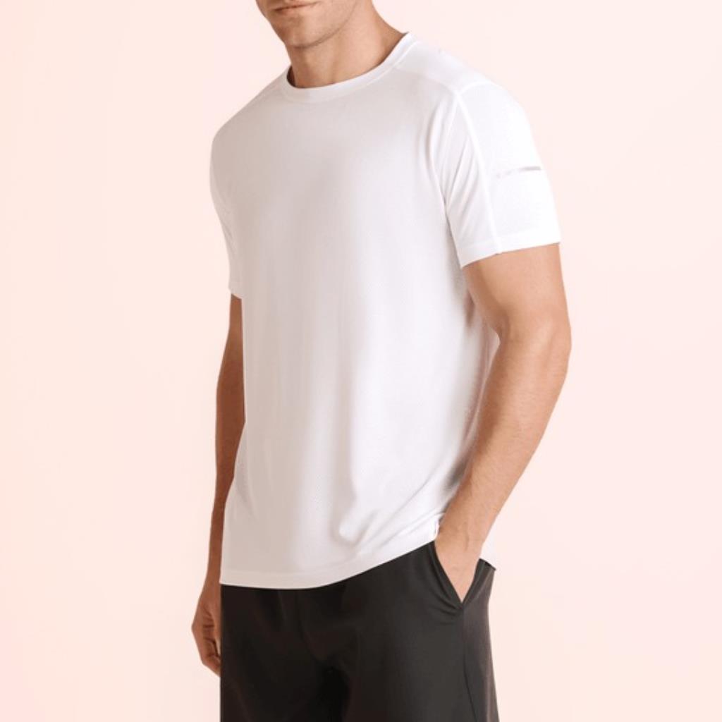 Camiseta Poliamida Básica Run Branca Tam GG Lupo