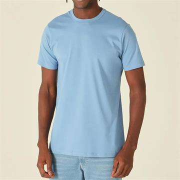Camiseta Masc Gola Redonda Azul Claro Tam M Malwee