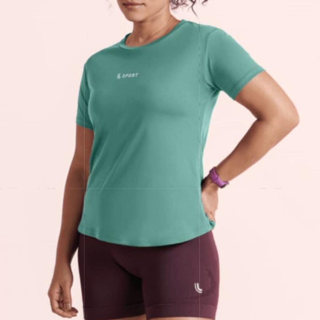 Camiseta Crepe Feminina Verde Tam G Lupo