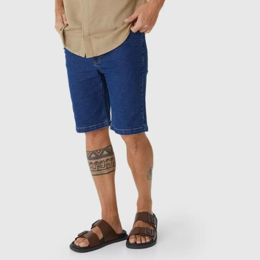 Bermuda Masc SlimJeans C/ Elastano Tam 40 Malwee