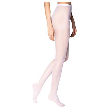 Meia Calca Fio 15 Branca Tam G Lupo