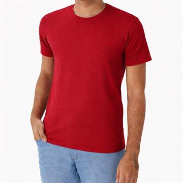 Camiseta Masc Manga Curta Vermelha Tam G Ogochi