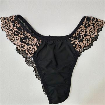 CALCINHA MICROFIBRA/RENDA TAM G