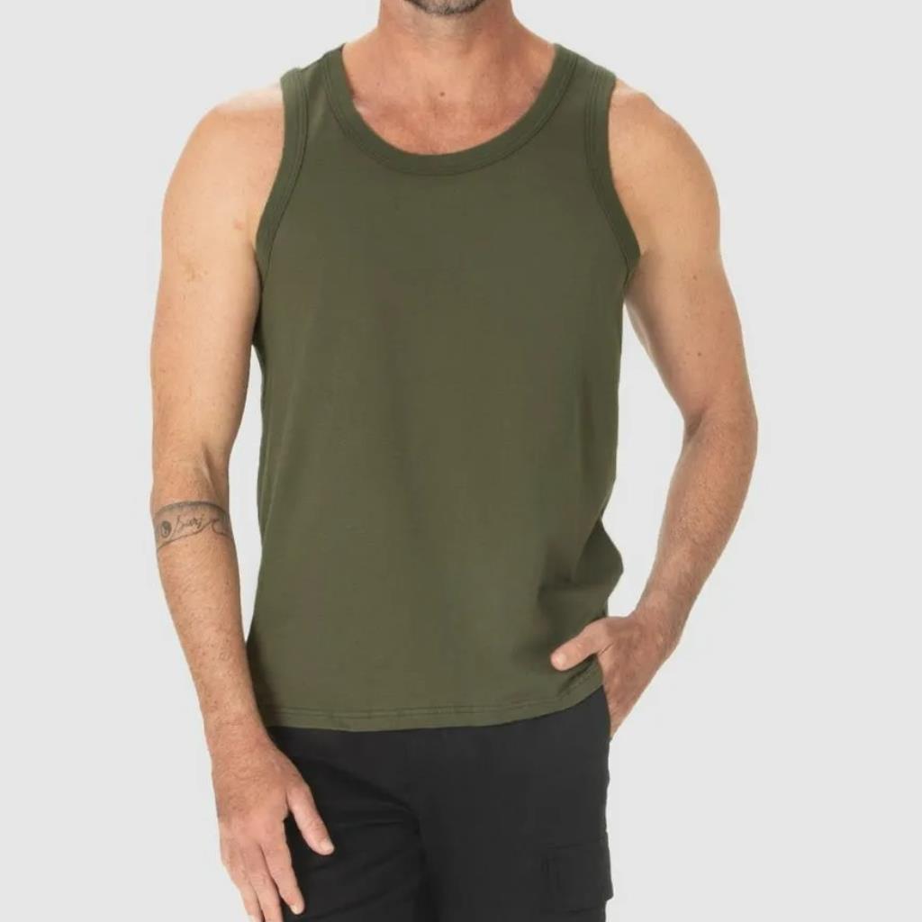 Regata Básica Masc Gola Redonda Verde Tam G Malwee