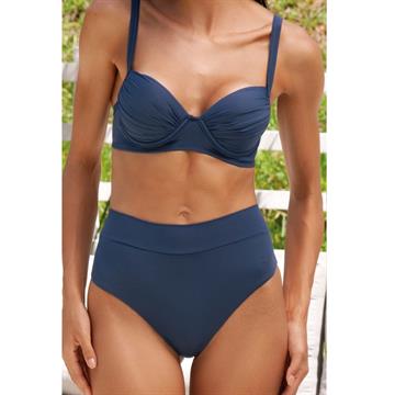 Biquini Bojo Estruturado Franzido Marinho Tam M Acqua Minas
