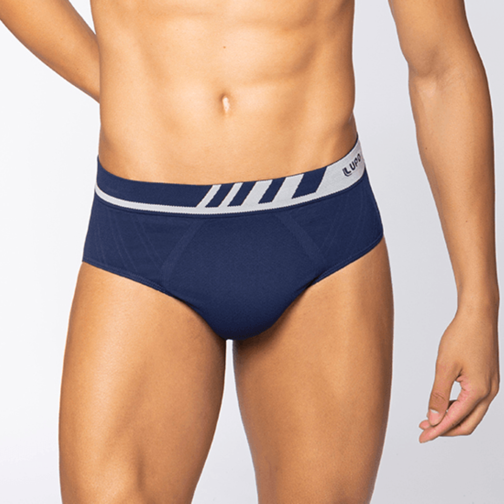 Cueca Slip Microfibra Sem Costura Marinho Tam G Lupo