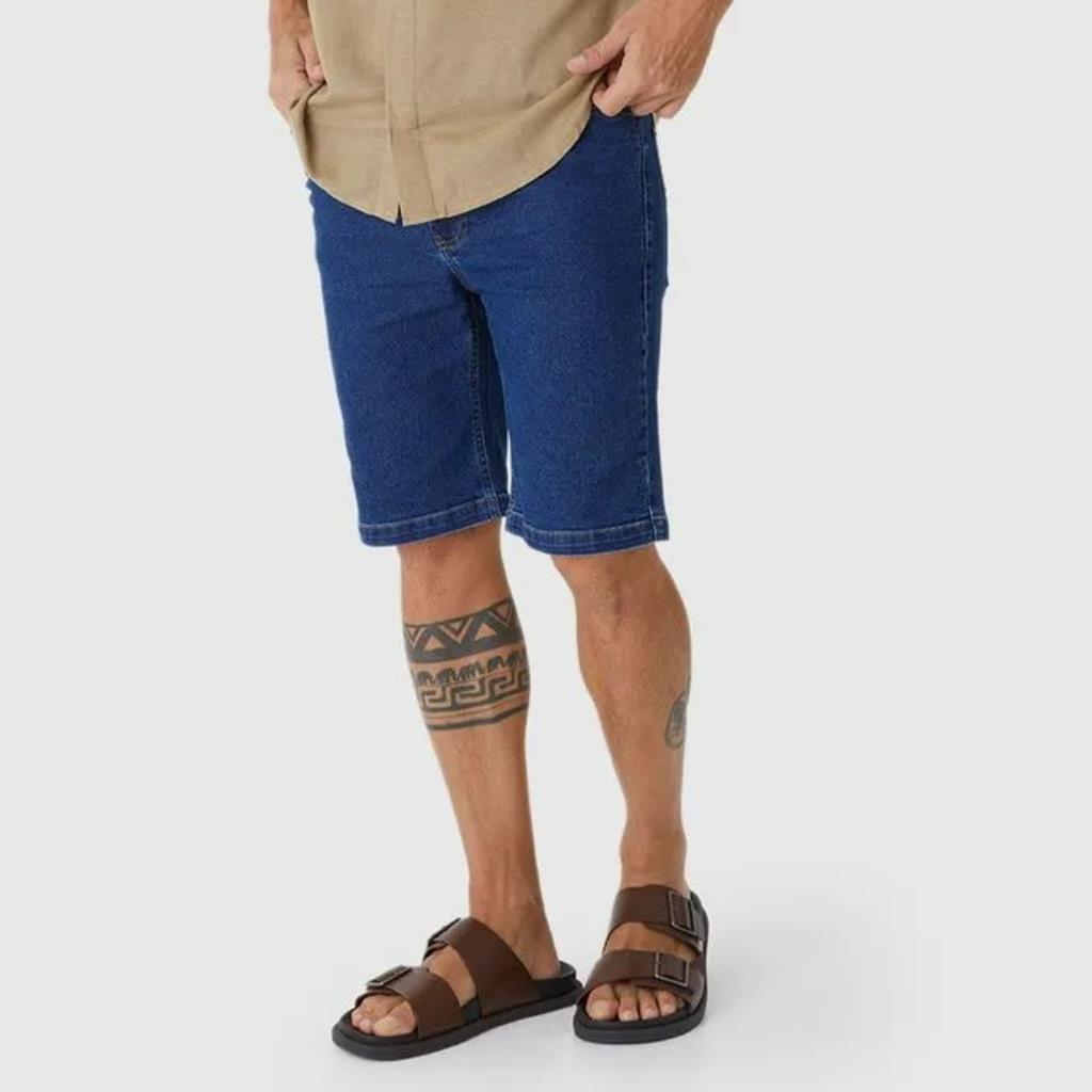 Bermuda Masc SlimJeans C/ Elastano Tam 38 Malwee