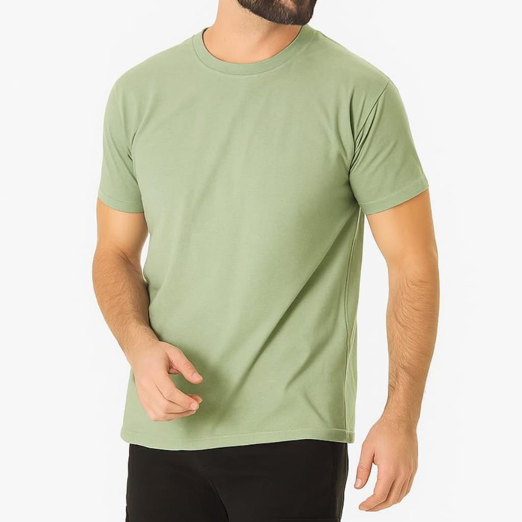 Camiseta Masc Gola Redonda Verde Tam GG Malwee
