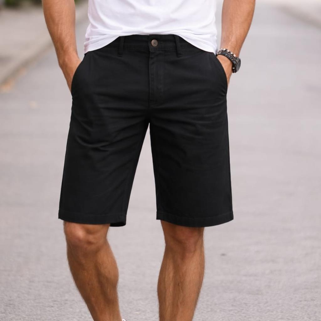 Bermuda Masc Bolso Faca Preta Tam 40 gochi