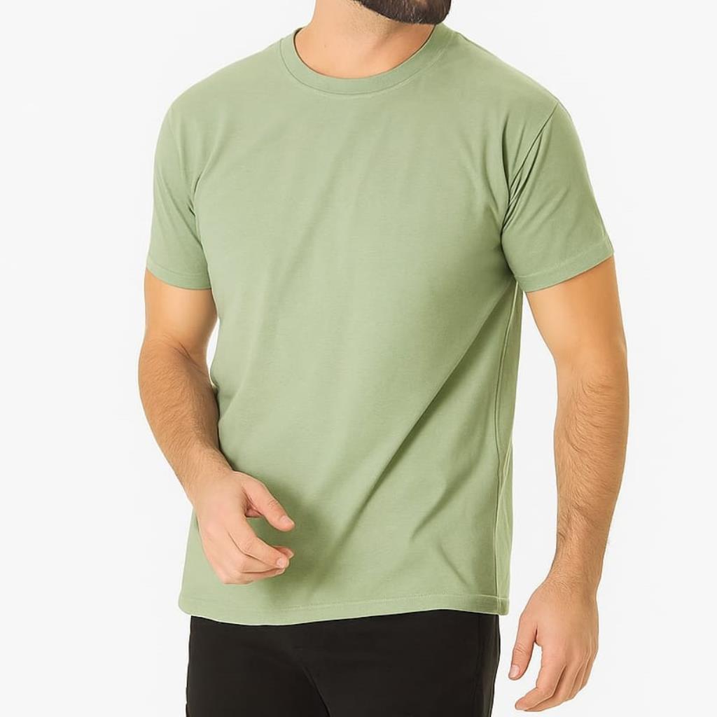 Camiseta Masc Gola Redonda Verde Tam G Malwee
