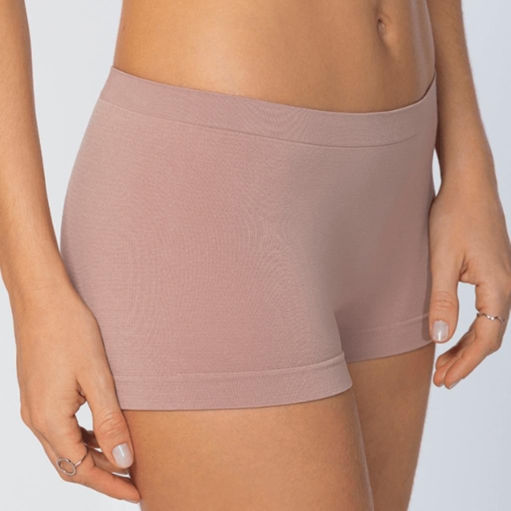 CALCINHA BOXER TOUCH+ NUDE TAM G LOBA