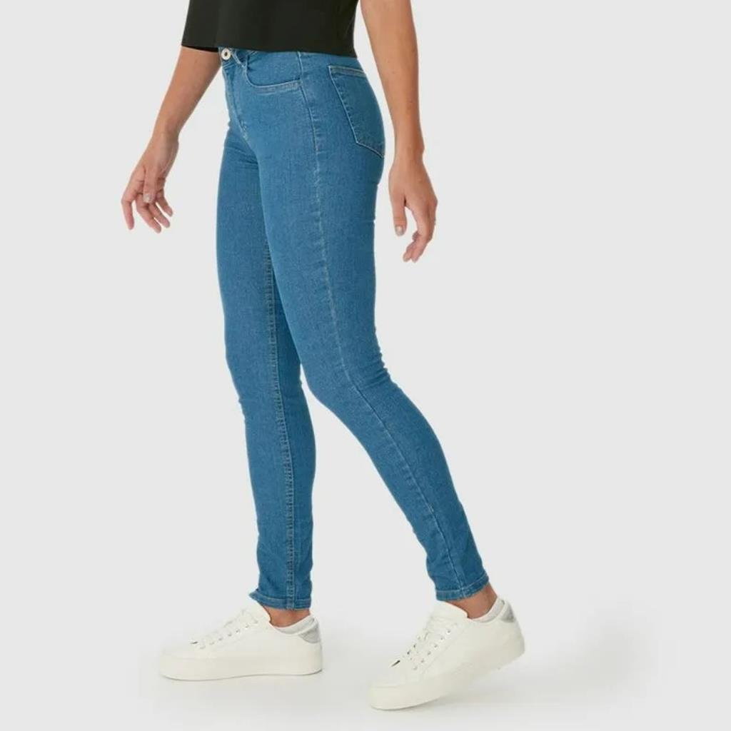 Calca Skinny Cintura Média Jeans Stretch Tam 36 Malwee