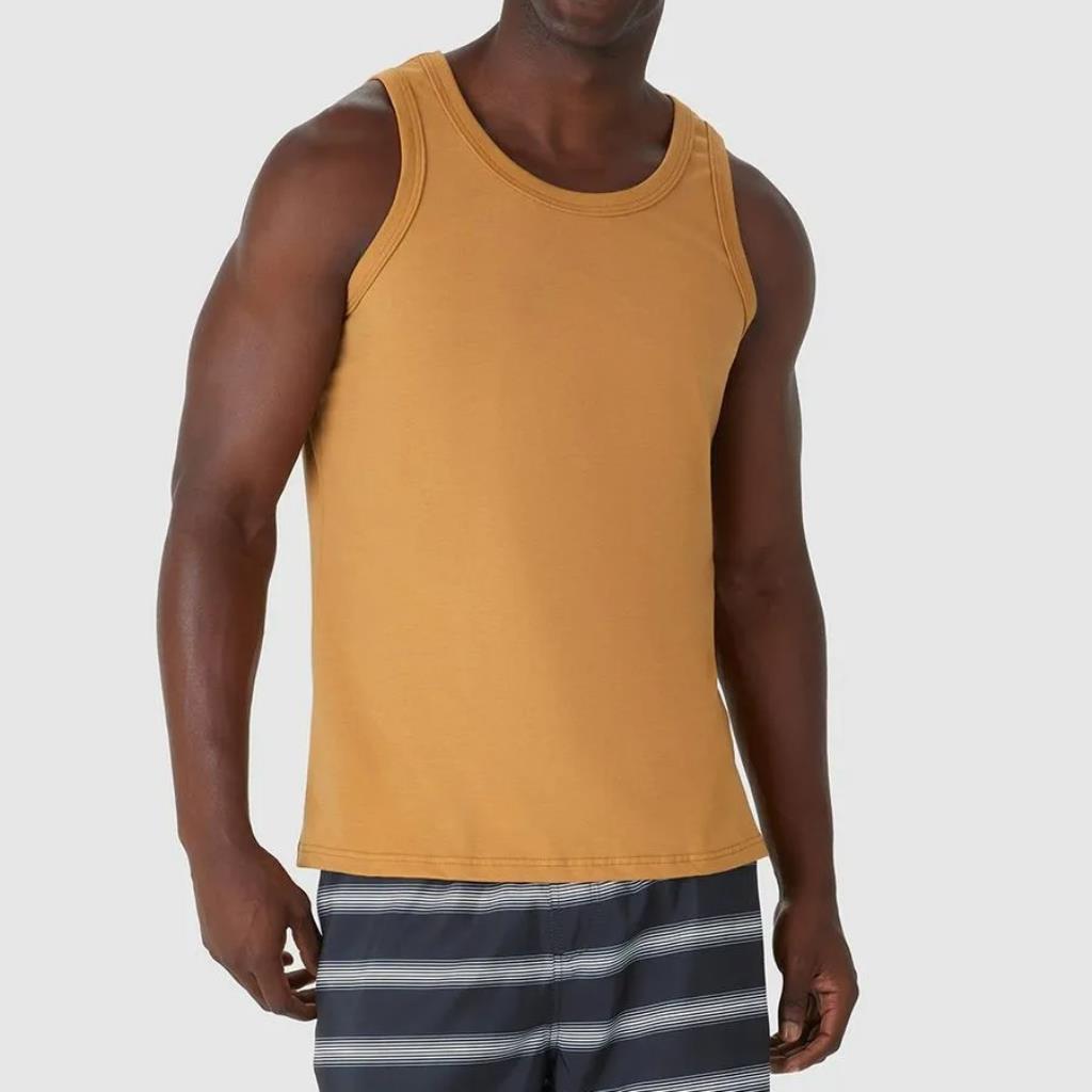 Regata Básica Masc Gola Redonda Marrom Tam G Malwee