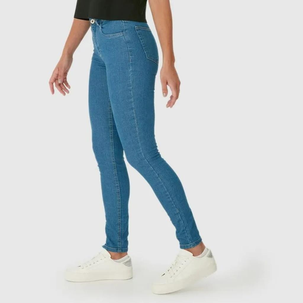 Calca Skinny Cintura Média Jeans Stretch Tam 44 Malwee