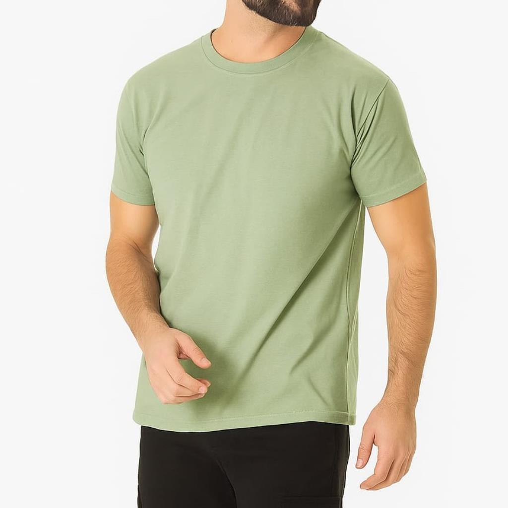 Camiseta Masc Gola Redonda Verde Tam M Malwee