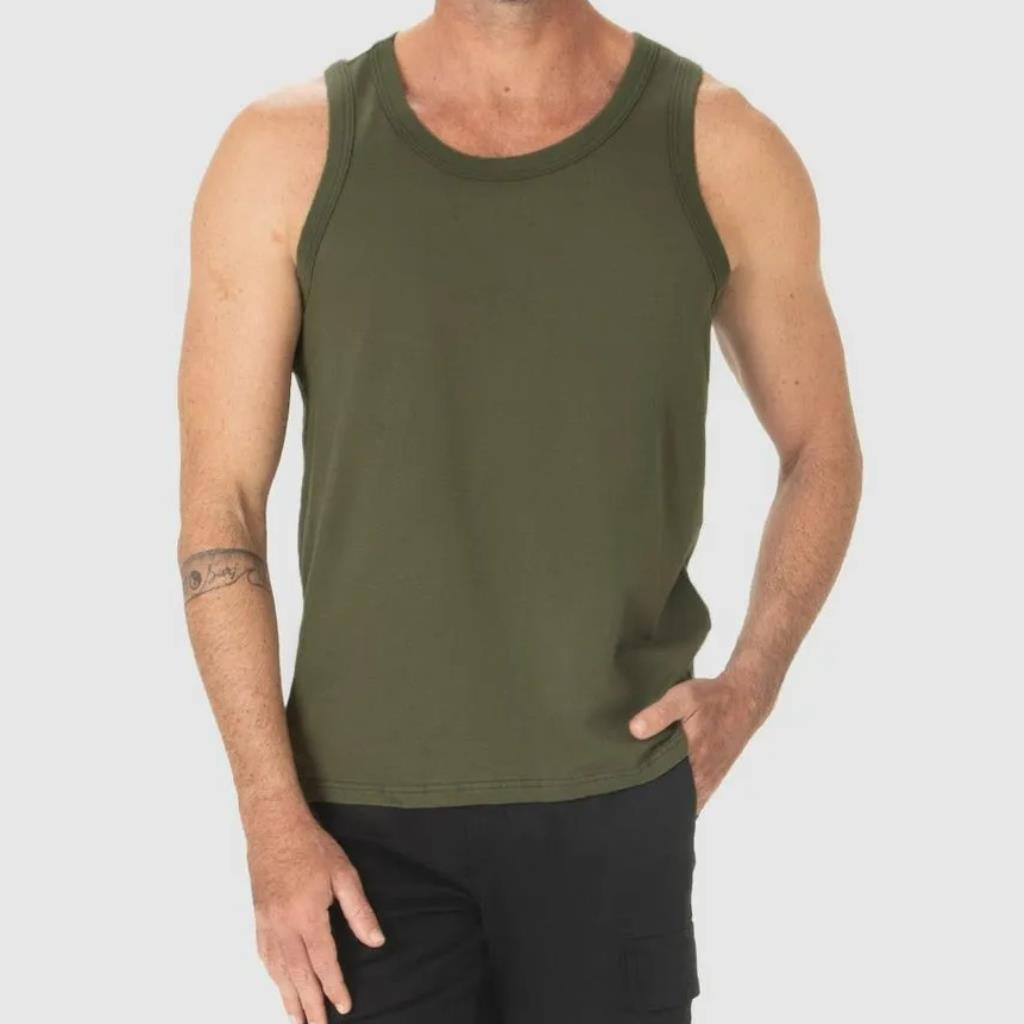 Regata Básica Masc Gola Redonda Verde Tam M Malwee