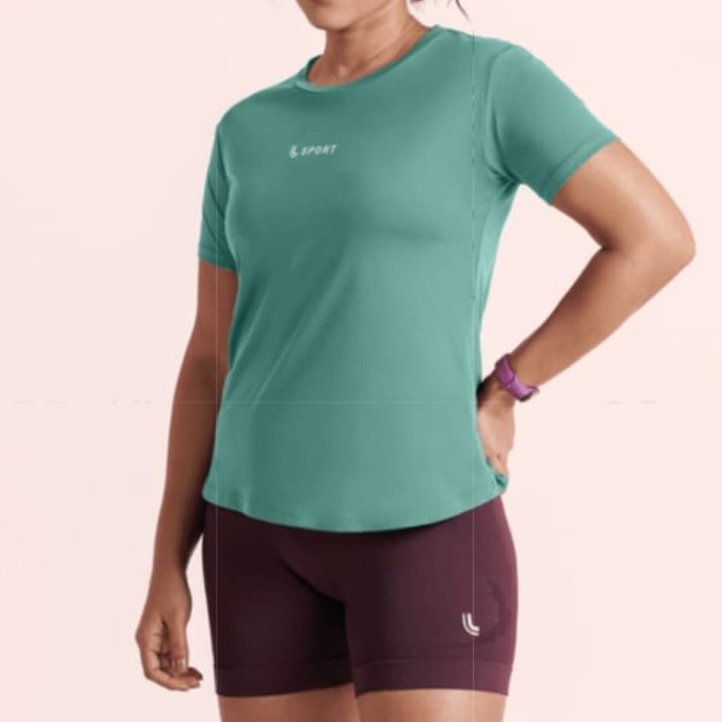 Camiseta Crepe Feminina Verde Tam GG Lupo