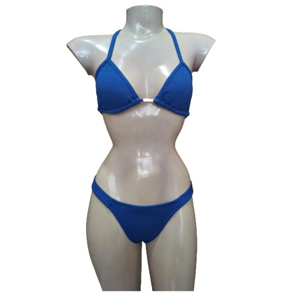 Biquini Cortininha Bojo Rem Royal Blue Tam M Acqua Minas