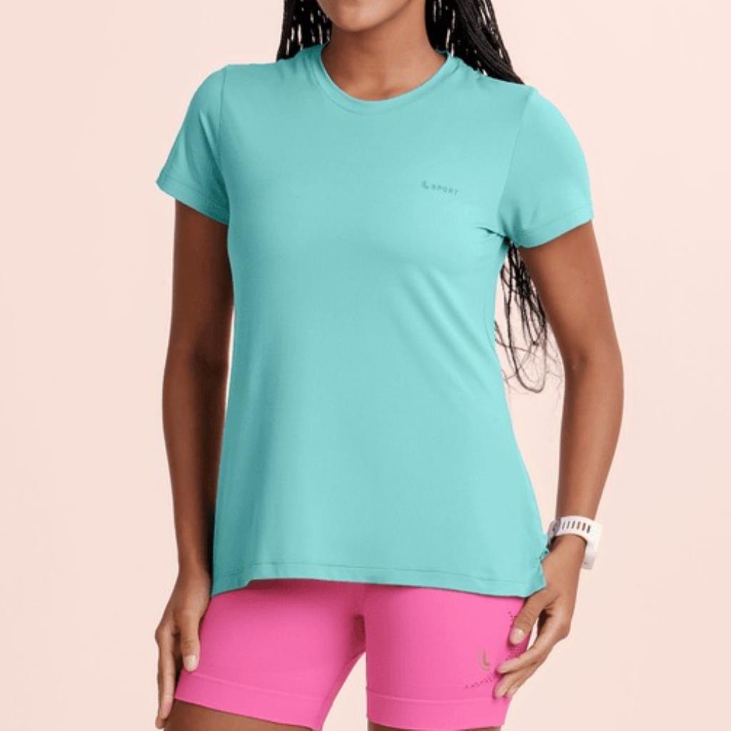 Camisa Crepe Fem Azul lzgoon Tam M Lupo