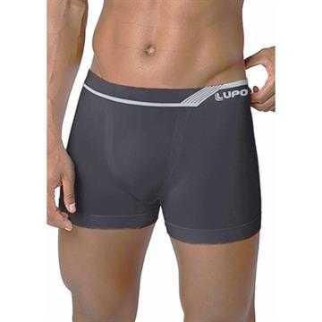 Cueca Boxer Microfibra S/Costura Grafite Tam M Lupo