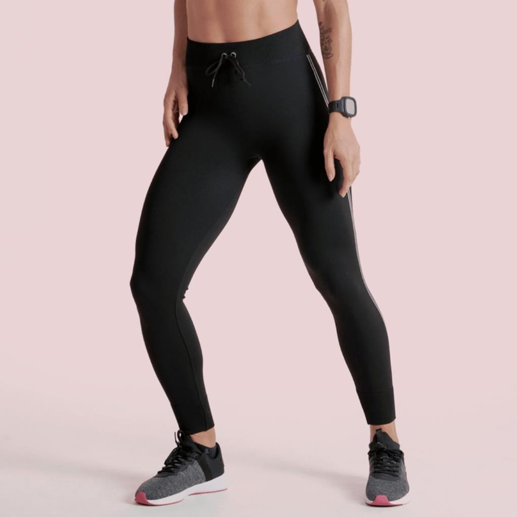 Calça Legging Act Seamless Preta Tam GG Lupo