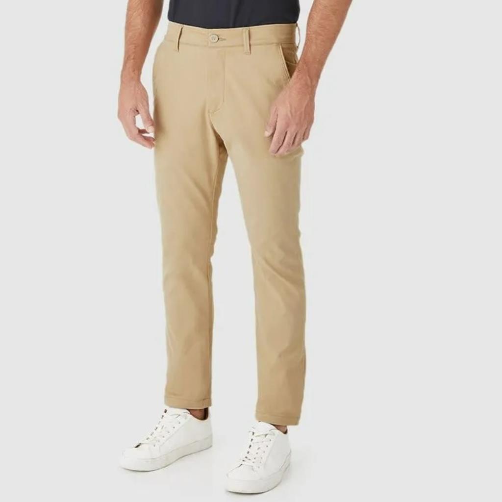 Calça Masc Chino Bolso Funcional Sarja Tam 44 Malwee