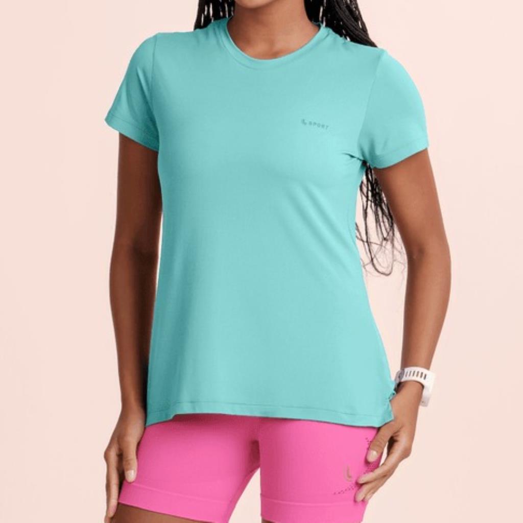 Camisa Crepe Fem Azul lzgoon Tam P Lupo