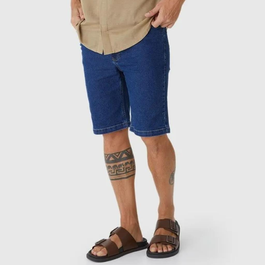 Bermuda Masc SlimJeans C/ Elastano Tam 44 Malwee