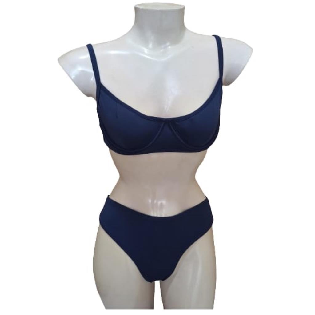 Biquini Bojo Removivel Azul Marinho Tam M Acqua Minas