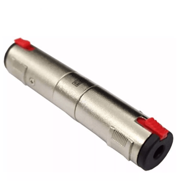 ADAPTADOR P10/P10 ESTEREO FEMEA COM TRAVA MXT