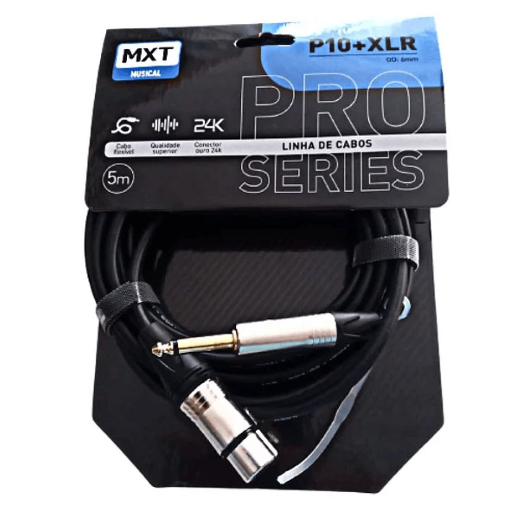 CABO MXT P10 MACHO X XLR FEMEA 5M