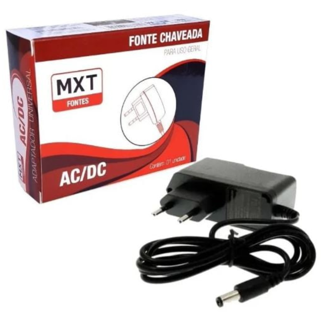 FONTE 9V/2A 18W CHAVEADA PARA P/ PEDAL/TECLADO