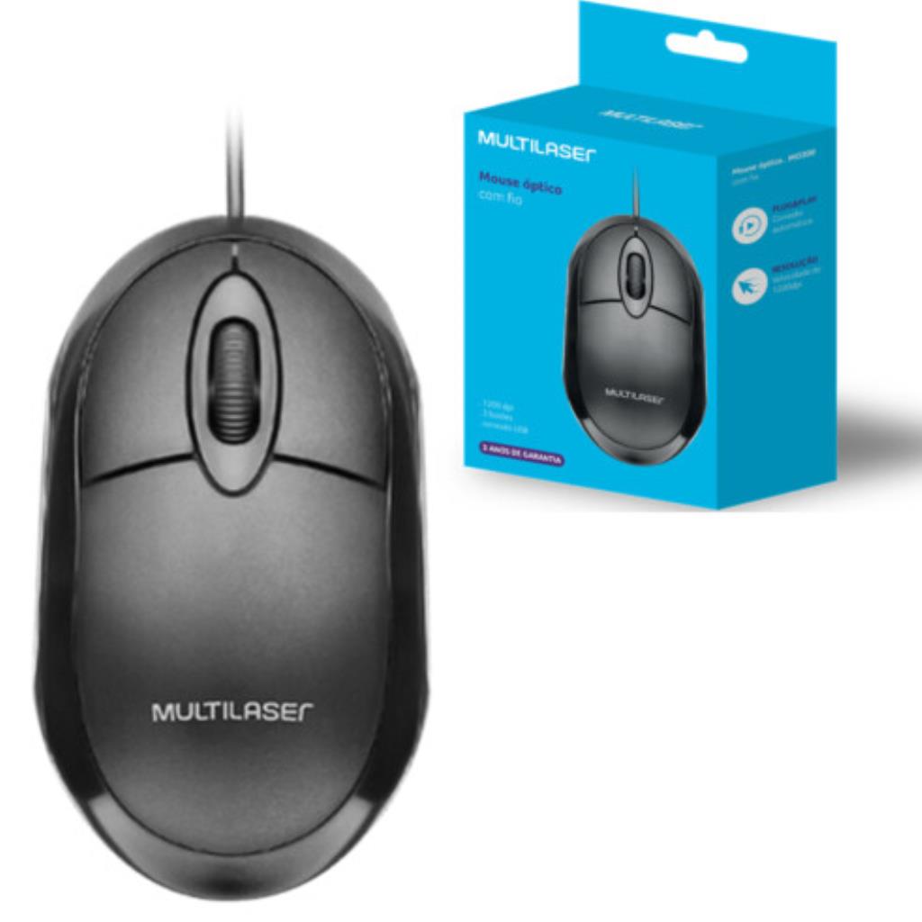 MOUSE OPTICO USB CLASSIC BUX PTO