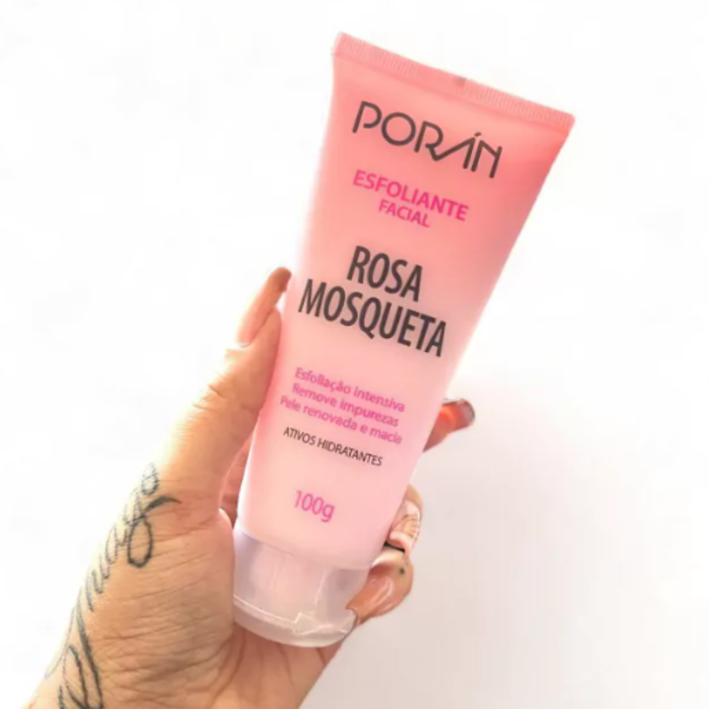 Esfoliante Facial Rosa Mosqueta 100g - Poran