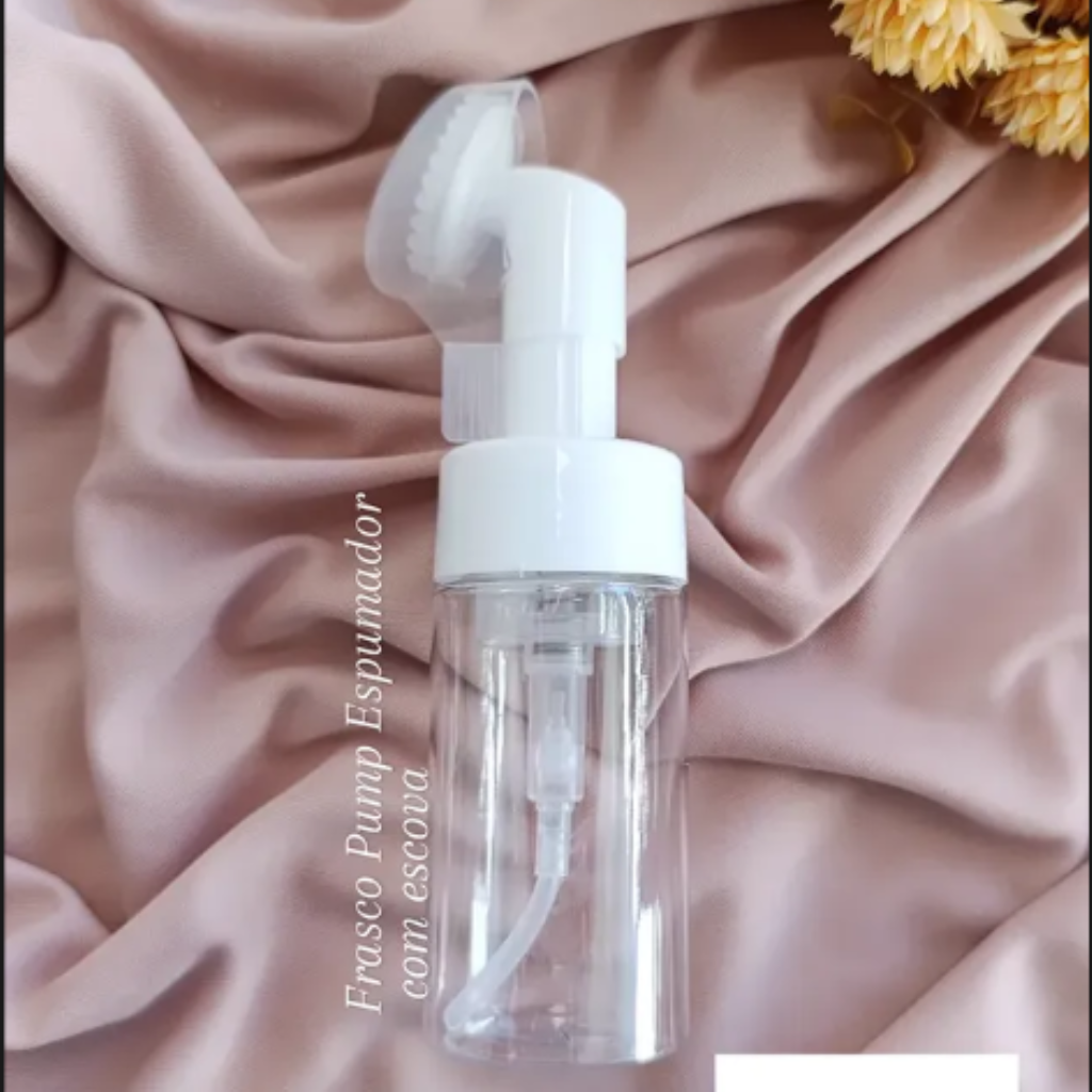 Frasco Pump Espumador Com Escova de Silicone (BPZ316-1)