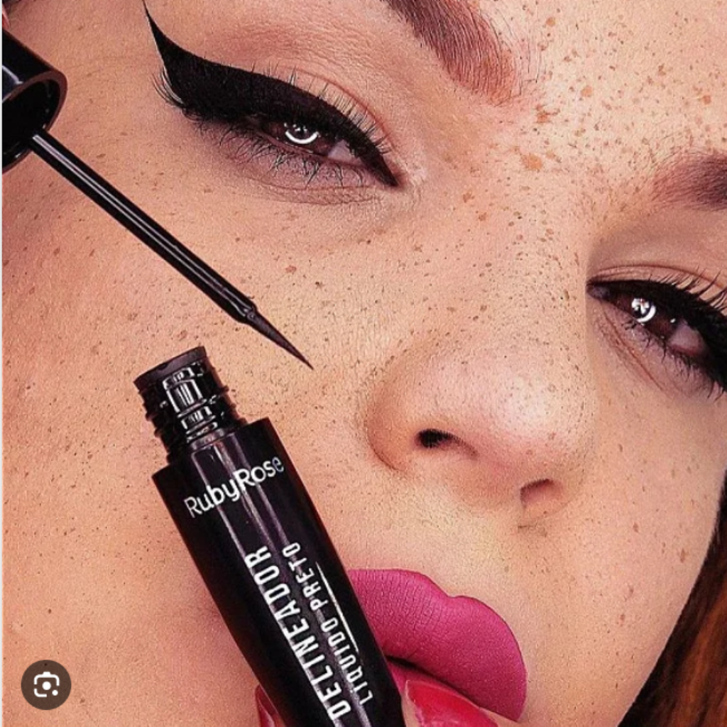 Delineador Líquido Ruby Rose Preto