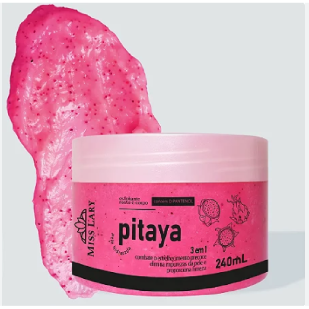 Esfoliante Pitaya Rosto e Corpo 3 em 1 Miss Lary