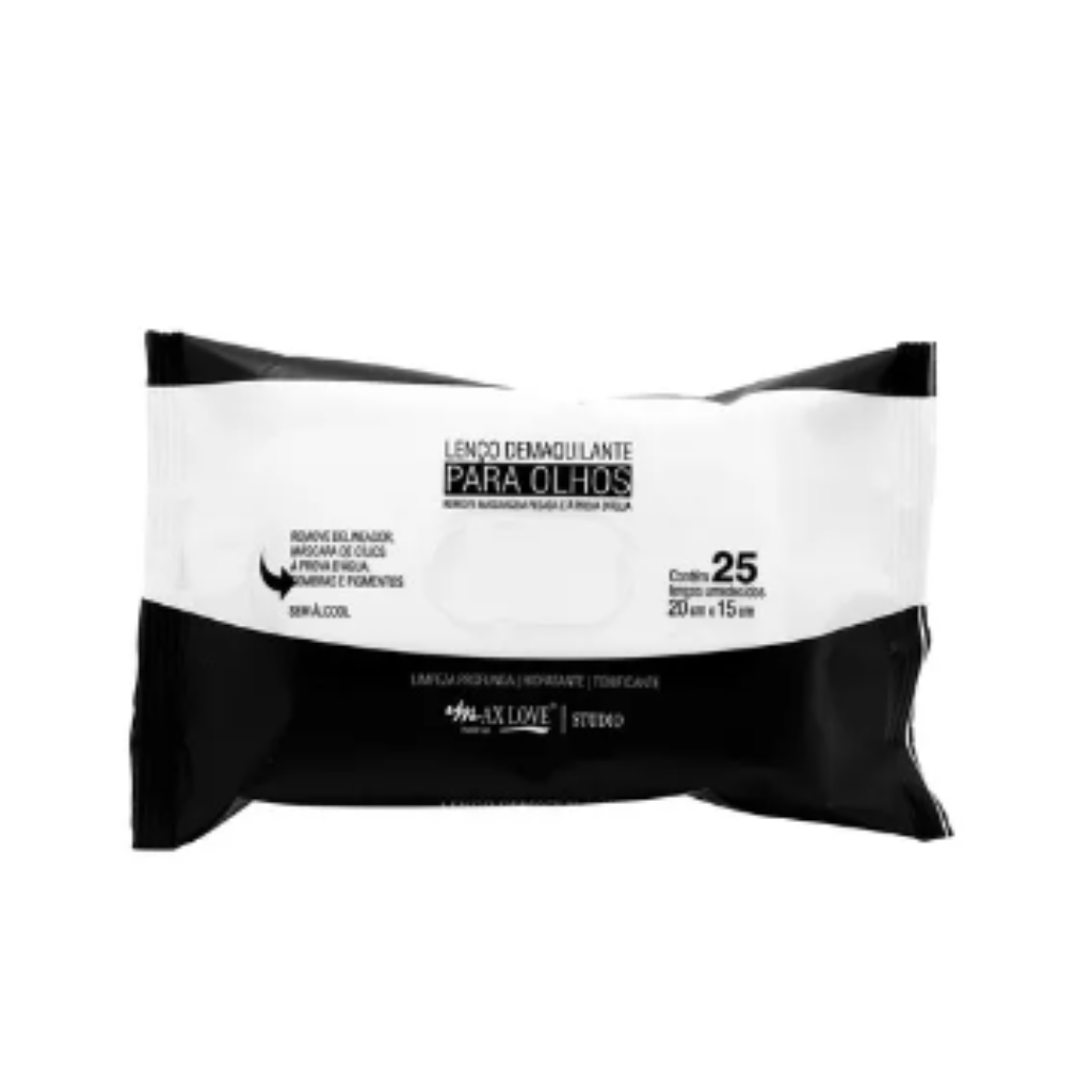 Lenço Demaquilante para Olhos Max Love