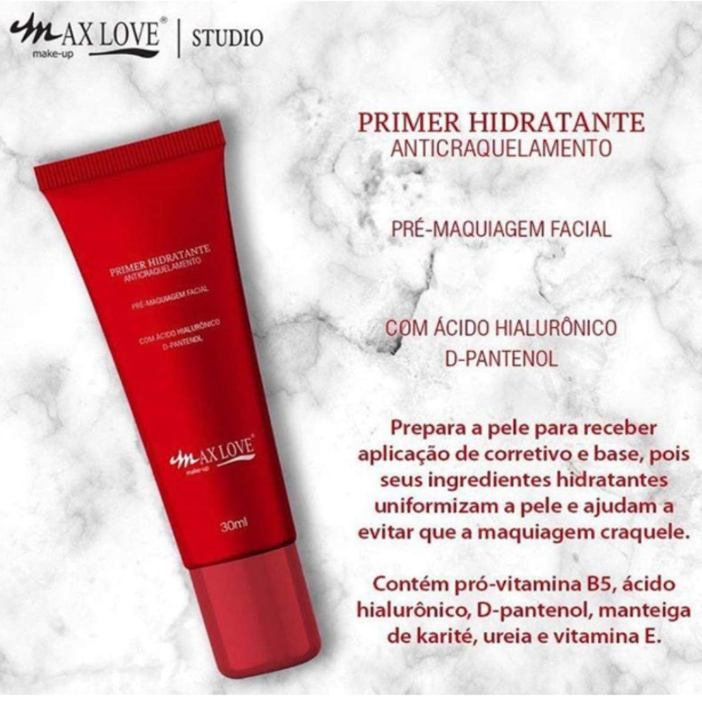 Primer Maxlove Hidratante Facial Anticraquelamento