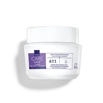 AVON CARE CREME FACIAL UNIFORMIZADOR 6 EM 1 100g