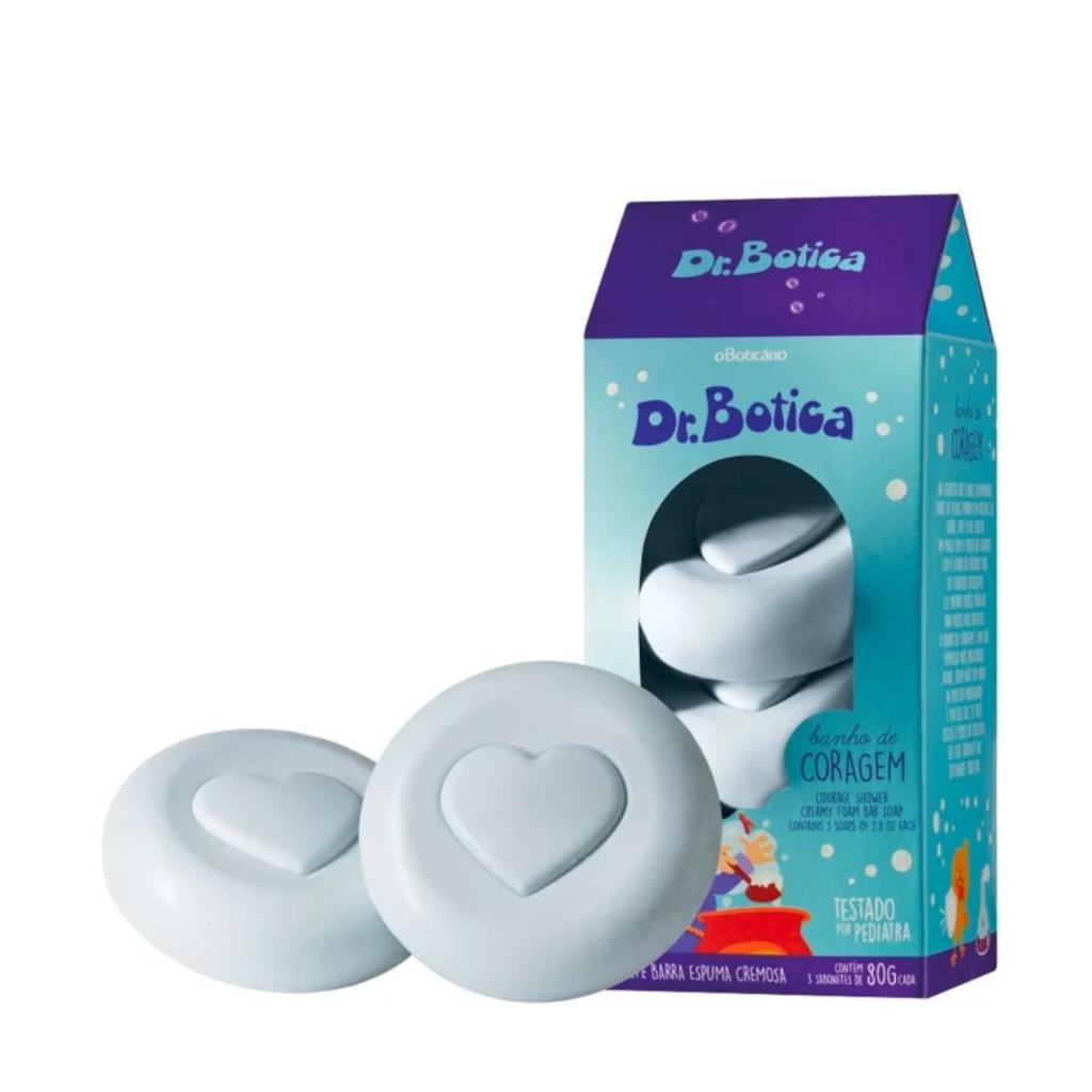 SABONETE EM BARRA DR. BOTICA BANHO DE CORAGEM 3X80g