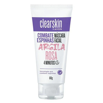CLEARSKIN BY AVON - MASCARA FACIAL ARGILA ROSA 50G