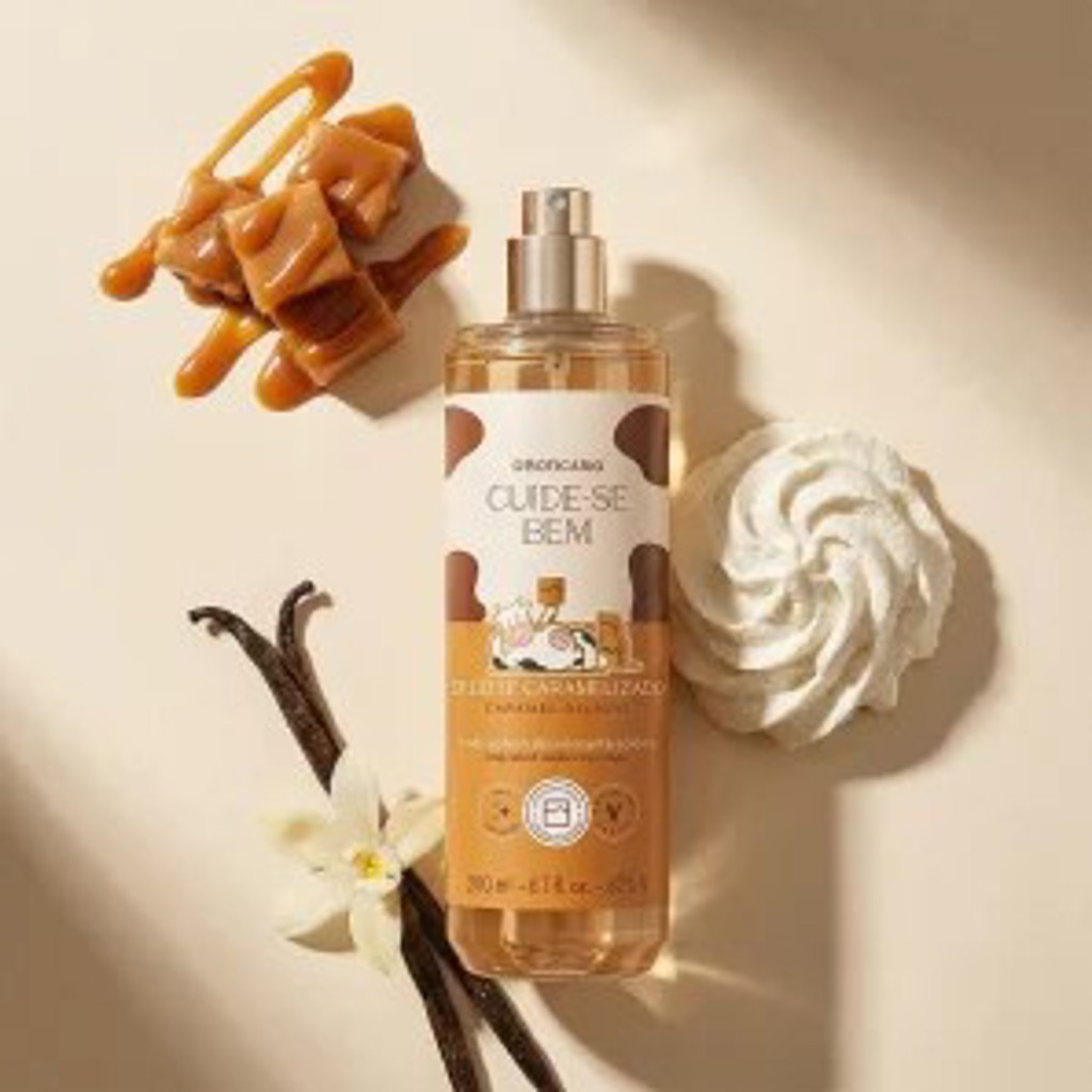 DELEITE CARAMELIZADO BODY SPLASH DESODORANTE CUIDE-SE BEM 200ml