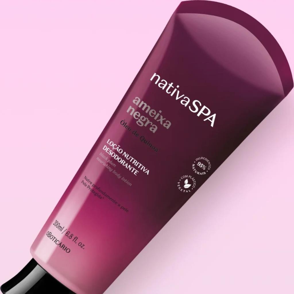 LOÇAO NUTRITIVA DESODORANTE CORPORAK NATIVA SPA AMEIXA NEGRA 200ml