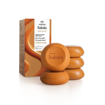 SABONETE BARRA CARAMELO SALGADO 5x90g
